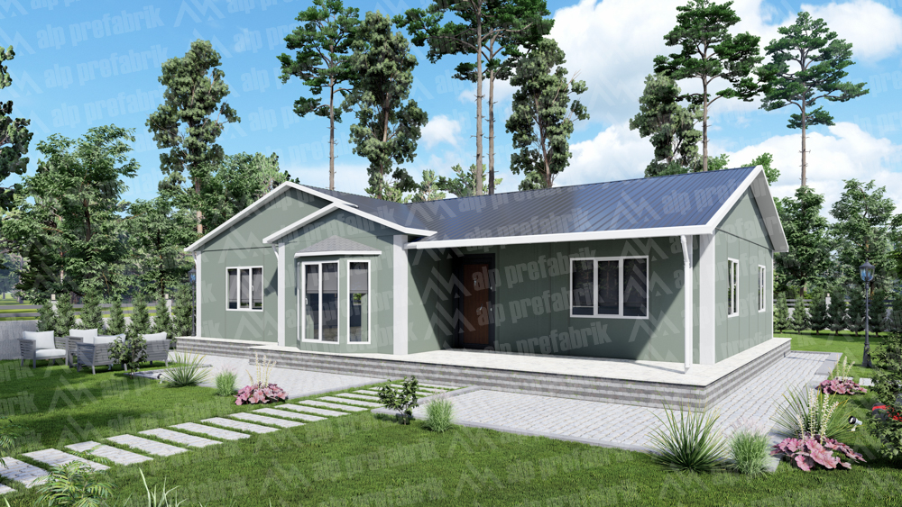 132m² Single Storey Prefabricated House